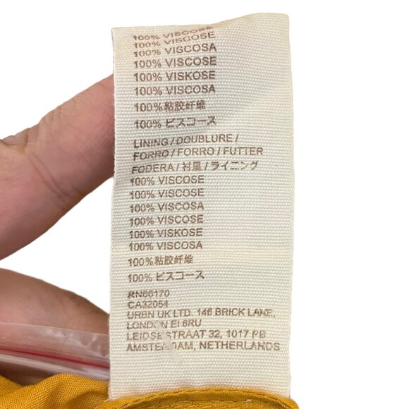 Anthropologie Let Me Be Juliet Dress Women’s Size XS Yellow Maxi Sequin Sheer - Picture 7 of 14